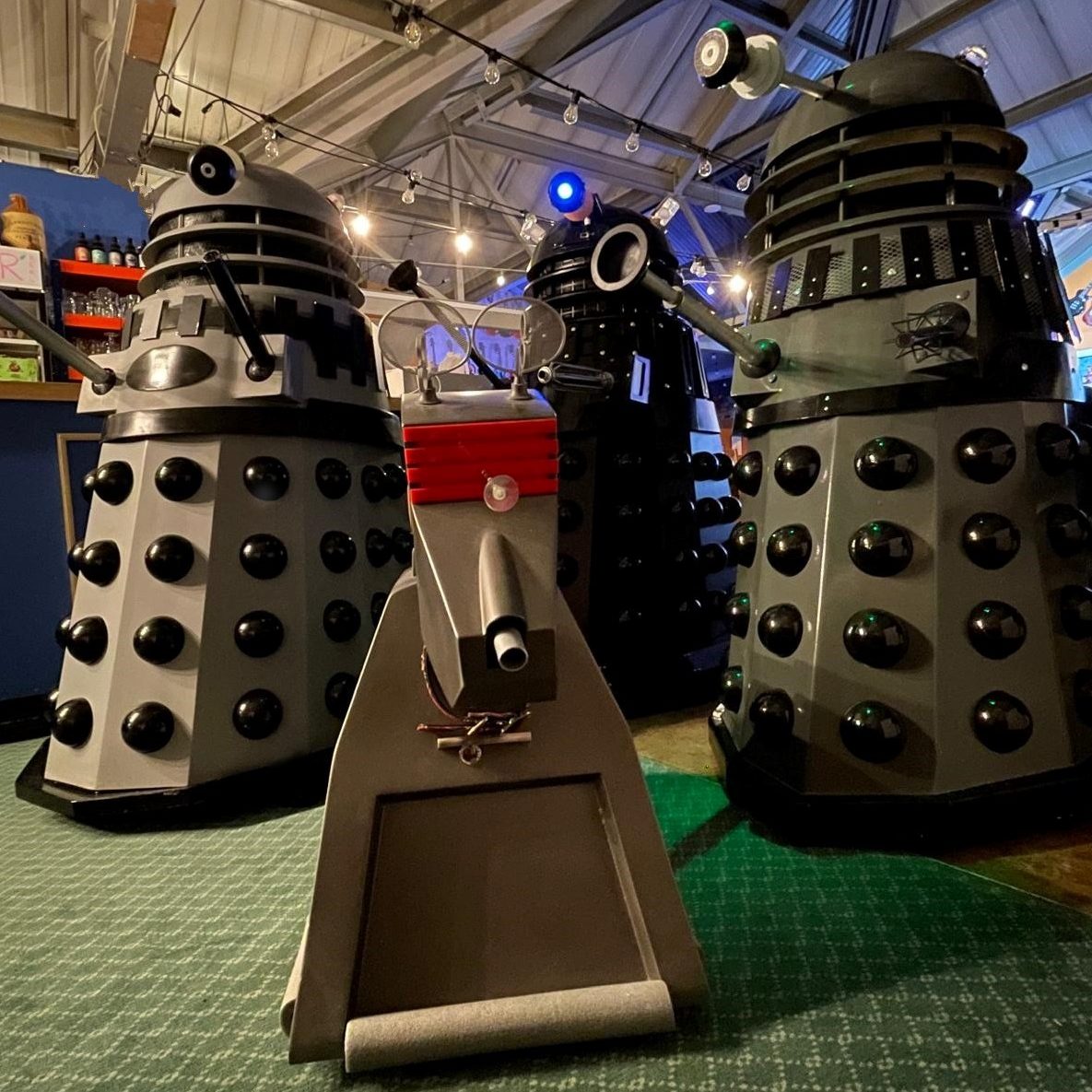Doctor Who Dalek and K-9 prop hire for UK corporate events, weddings, exhibitions and parties